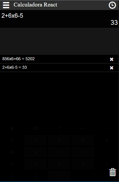 Reactive Calculator